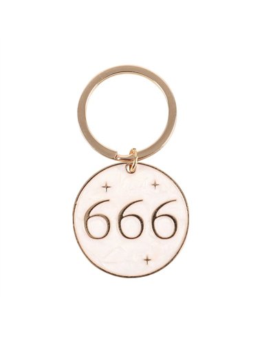 666 Angel Number Keyring UN_75024