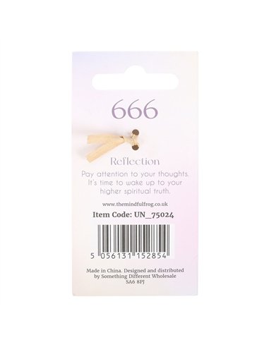 666 Angel Number Keyring UN_75024