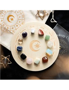 Astrology Wheel Crystal Grid Set AW_80924 2