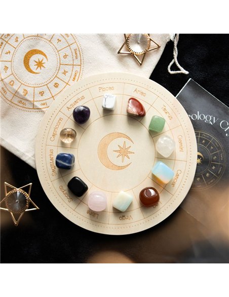 Astrology Wheel Crystal Grid Set AW_80924 - pic 137405 | FastDaddyshop
