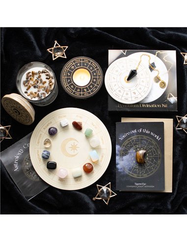 Astrology Wheel Crystal Grid Set AW_80924