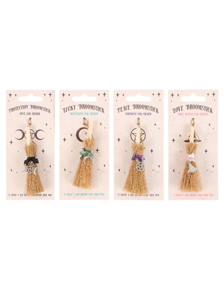 Pack of 12 Lucky Crystal Broomstick Car Charms BS_13724 - pic 137412 | FastDaddyshop