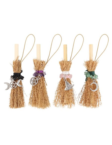 Pack of 12 Lucky Crystal Broomstick Car Charms BS_13724 - pic 137413 | FastDaddyshop