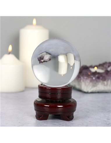 8cm Crystal Ball with Stand CB_113322