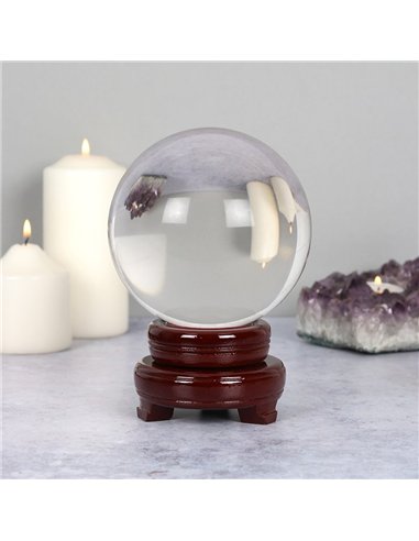 13cm Crystal Ball with Stand CB_113522