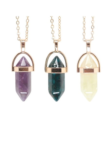 Set of 9 Crystal Pendant Necklaces CE_23125 - pic 137430 | FastDaddyshop