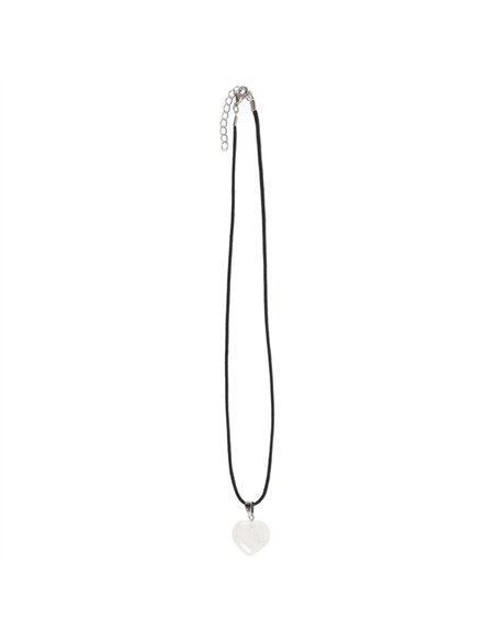 Clear Quartz Healing Crystal Heart Necklace CE_33224 - pic 137436 | FastDaddyshop