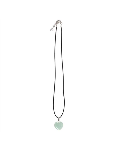 Green Adventurine Healing Crystal Heart Necklace CE_33624 - pic 137448 | FastDaddyshop