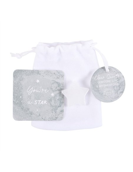You're a Star Lucky Clear Quartz Crystal Star in a Bag CE_33824 - pic 137453 | FastDaddyshop