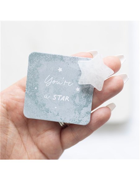 You're a Star Lucky Clear Quartz Crystal Star in a Bag CE_33824 - pic 137456 | FastDaddyshop