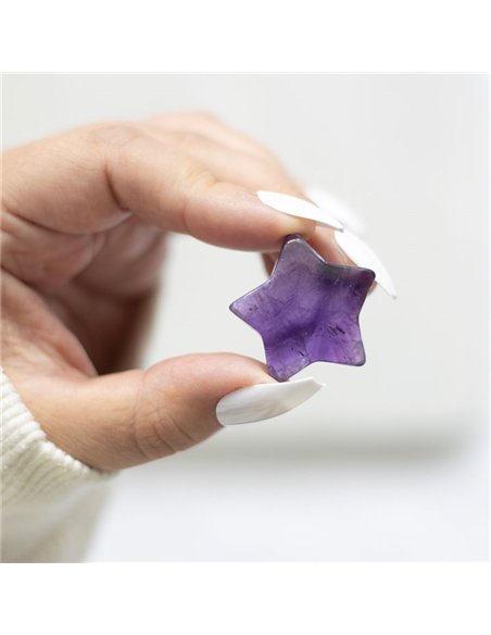 Friends Are Like Stars Lucky Amethyst Crystal Star in a Bag CE_33924 - pic 137462 | FastDaddyshop