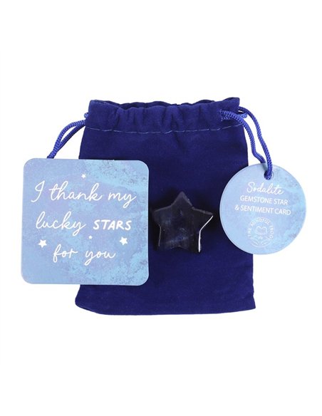 Lucky Stars Lucky Sodalite Crystal Star in a Bag CE_34024 - pic 137463 | FastDaddyshop