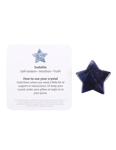 Lucky Stars Lucky Sodalite Crystal Star in a Bag CE_34024 - pic 137464 | FastDaddyshop