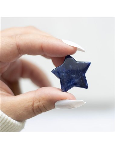 Lucky Stars Lucky Sodalite Crystal Star in a Bag CE_34024