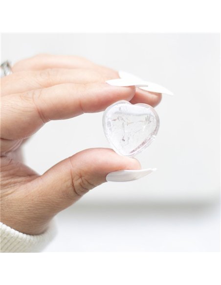 You Rock Clear Quartz Crystal Heart in a Bag CE_34124 - pic 137472 | FastDaddyshop