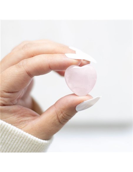 I Love You Rose Quartz Crystal Heart in a Bag CE_34224 - pic 137477 | FastDaddyshop
