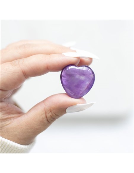 You Are Special to Me Amethyst Crystal Heart in a Bag CE_34324 - pic 137482 | FastDaddyshop