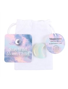 Stay Wild Opalite Crystal Moon in a Bag CE_34424