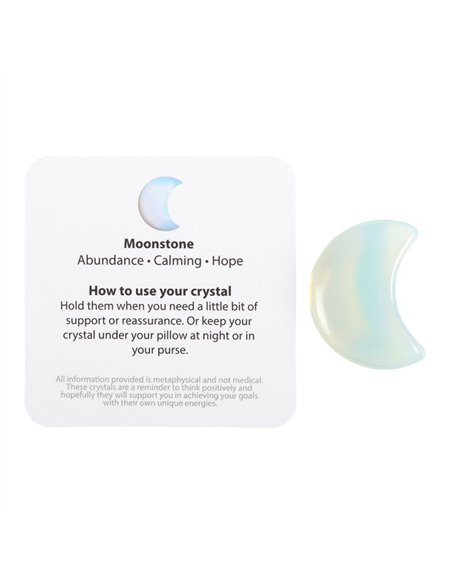 Stay Wild Opalite Crystal Moon in a Bag CE_34424 - pic 137484 | FastDaddyshop