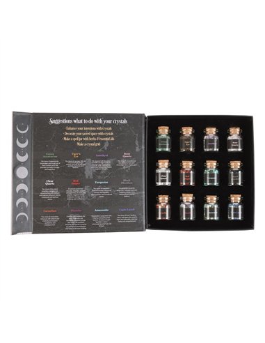 Crystals for Spells Crystal Chip Bottle Gift Set CE_88923