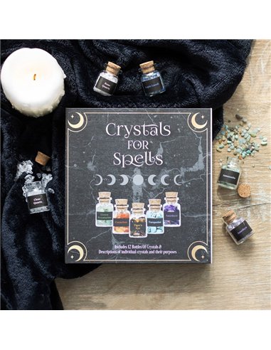 Crystals for Spells Crystal Chip Bottle Gift Set CE_88923