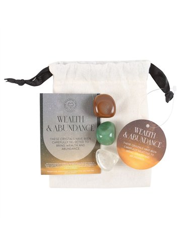 Wealth & Abundance Healing Crystal Set CE_89123