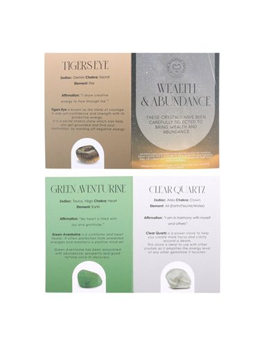 Wealth & Abundance Healing Crystal Set CE_89123