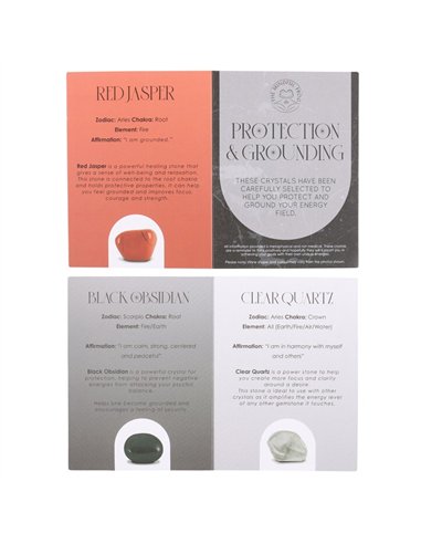 Protection & Grounding Healing Crystal Set CE_89223