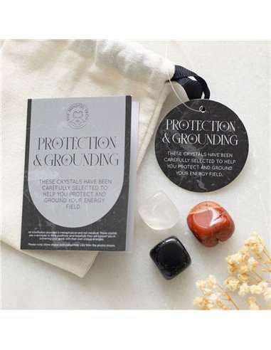 Protection & Grounding Healing Crystal Set CE_89223