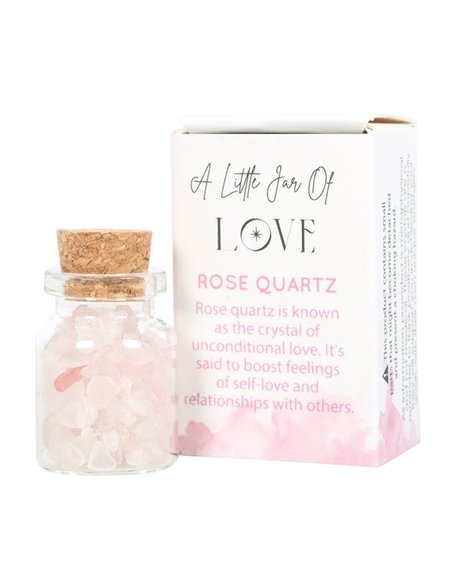 Jar of Love Rose Quartz Crystal in a Matchbox CE_89823 - pic 137572 | FastDaddyshop