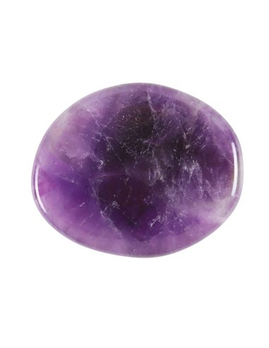 Stay Calm Amethyst Crystal Palm Stone CE_90523