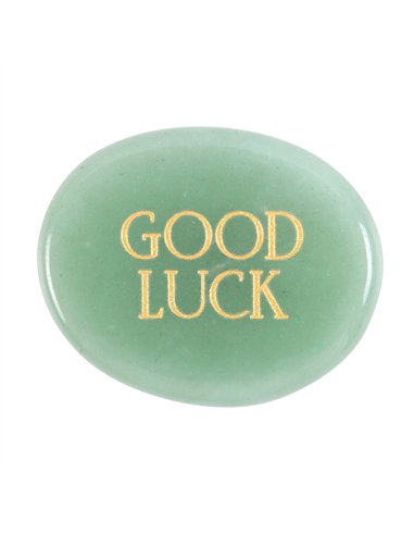 Good Luck Aventurine Crystal Palm Stone CE_90623