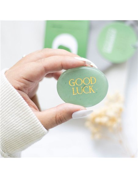 Good Luck Aventurine Crystal Palm Stone CE_90623 - pic 137595 | FastDaddyshop