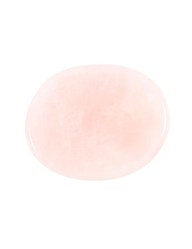 You Are Loved Rose Quartz Crystal Palm Stone CE_90723