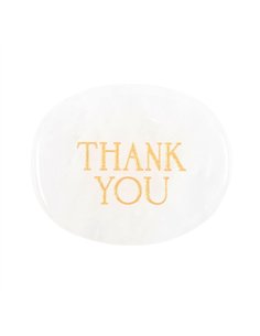 Thank You Clear Quartz Crystal Palm Stone CE_90823 2