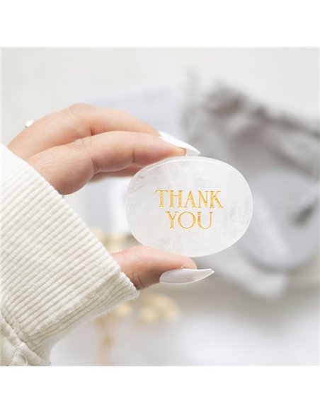 Thank You Clear Quartz Crystal Palm Stone CE_90823 - pic 137607 | FastDaddyshop
