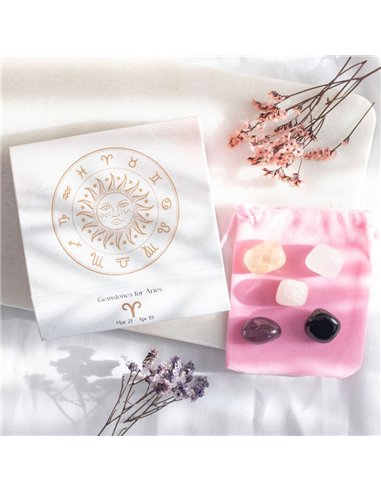 Aries Crystal Tumblestone Set CE_94123