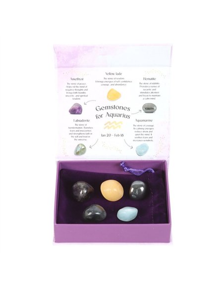 Aquarius Crystal Tumblestone Set CE_94223 - pic 137663 | FastDaddyshop