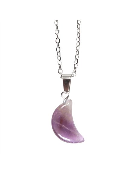 Amethyst Crystal Moon Necklace on Greeting Card CW_90324 - pic 137738 | FastDaddyshop