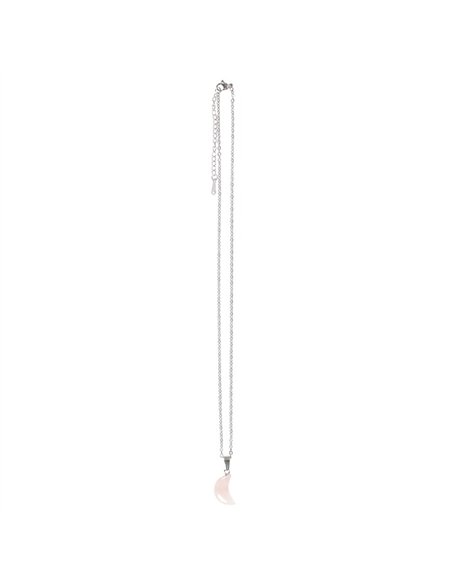 Rose Quartz Crystal Moon Necklace on Greeting Card CW_90424 - pic 137746 | FastDaddyshop