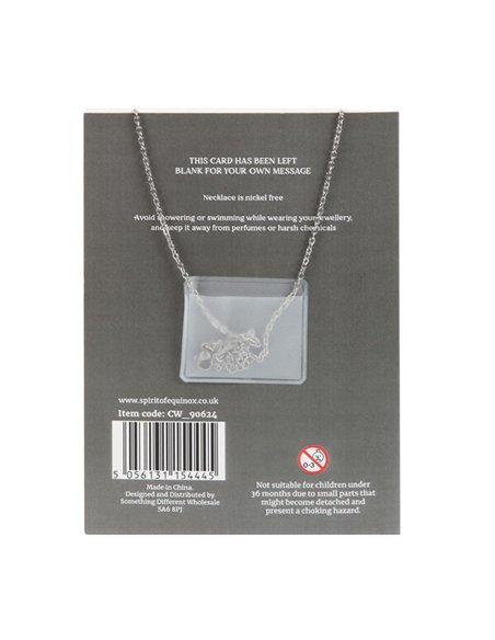 Black Obsidian Crystal Moon Necklace on Greeting Card CW_90624 - pic 137755 | FastDaddyshop