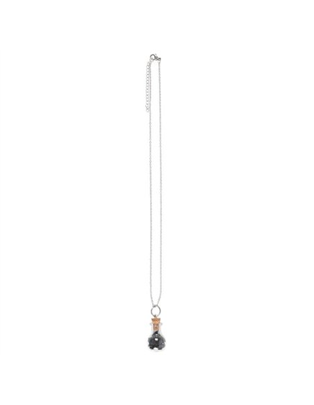 Protection Black Obsidian Crystal Chip Potion Bottle Necklace CW_91024 - pic 137781 | FastDaddyshop