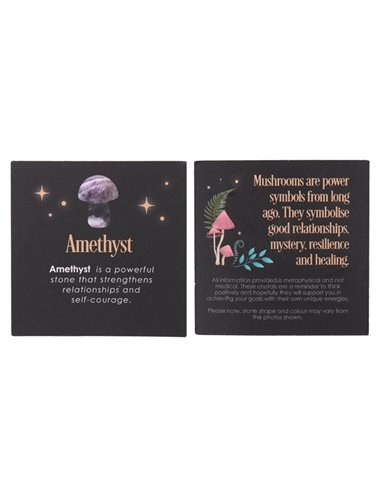 Magical Amethyst Crystal Mushroom  DF_80323