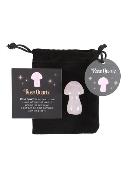 Magical Rose Quartz Crystal Mushroom  DF_80423 - pic 137797 | FastDaddyshop