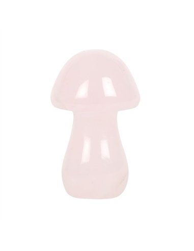 Magical Rose Quartz Crystal Mushroom  DF_80423