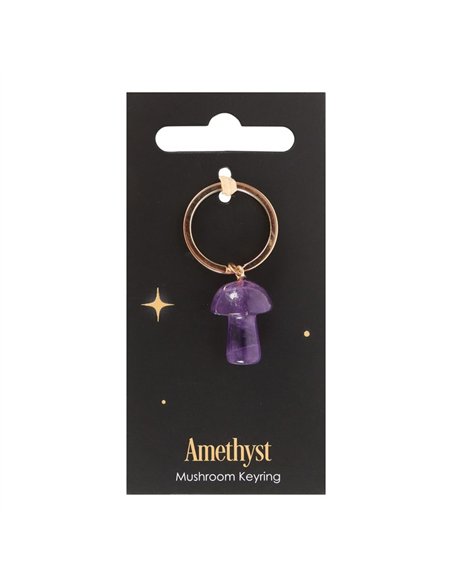 Amethyst Crystal Mushroom Keyring DF_88624 - pic 137822 | FastDaddyshop