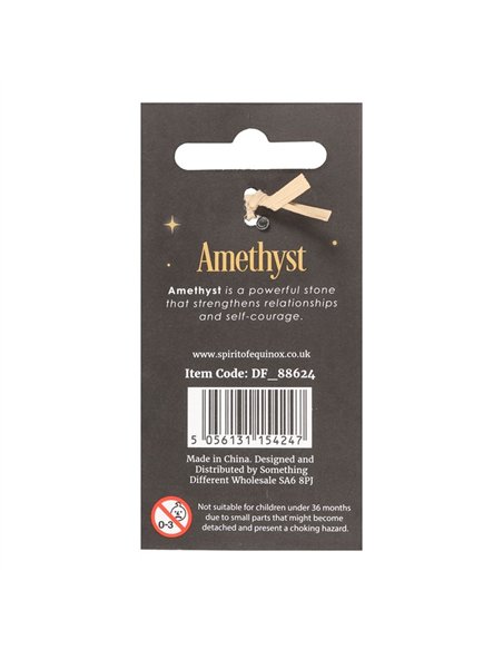 Amethyst Crystal Mushroom Keyring DF_88624 - pic 137823 | FastDaddyshop