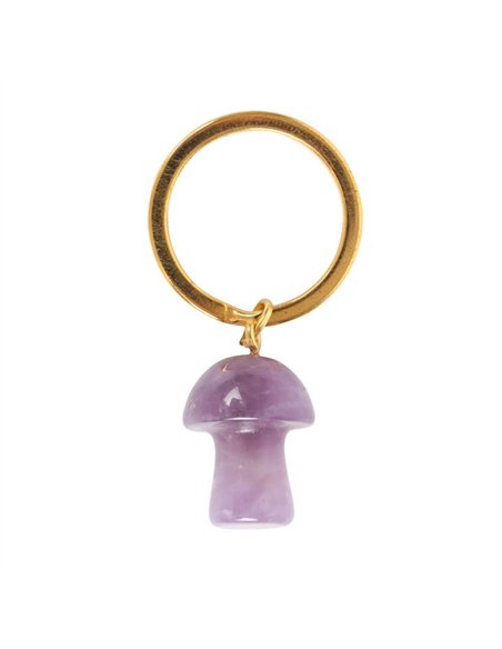 Amethyst Crystal Mushroom Keyring DF_88624 - pic 137824 | FastDaddyshop