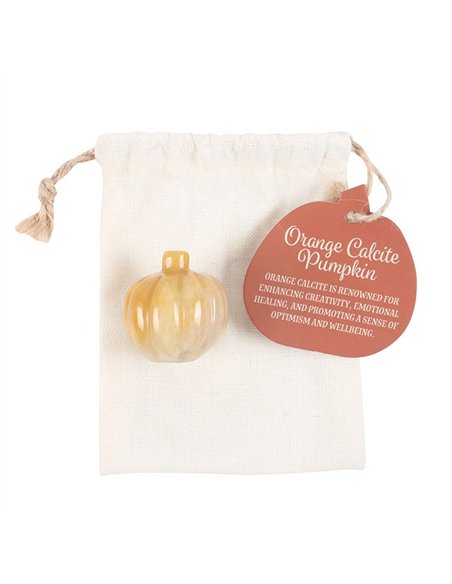 Pumpkin Shaped Orange Calcite Crystal DY_78325 - pic 137832 | FastDaddyshop