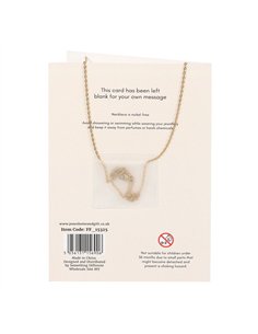 Pink Aura Crystal Mushroom Necklace Greeting Card FF_15325 2